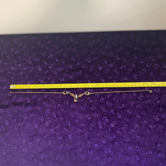 Gold Filled Signed TITAN Vintage Black Hematite Filigree Necklace, 16 inches - Picture 7 of 8